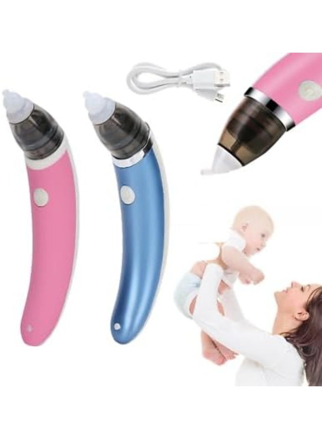 Electric Nasal Aspirator for Babies and Toddlers with Soft Silicone Tips, Adjustable Suction, Soothing Music and Night Light - Image 1